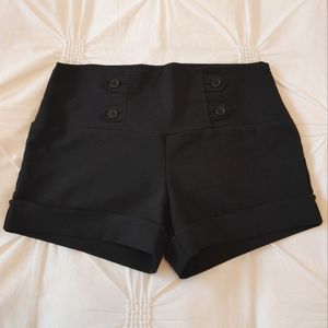 Eclipse Y2k black dressy short shorts. Size 3.